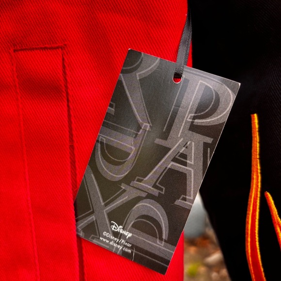 Men's Biker Disney Pixar Cars Lightning Mcqueen Racing Red Jacket Size XS New - Picture 14 of 16